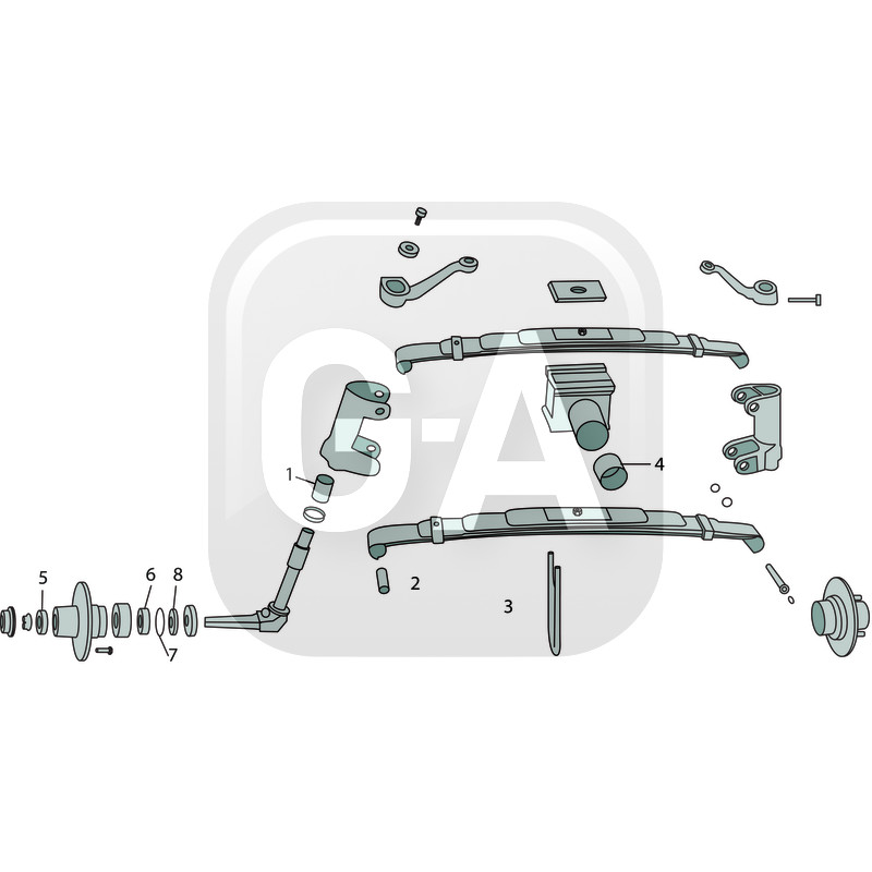 Bague axe fusee Eicher